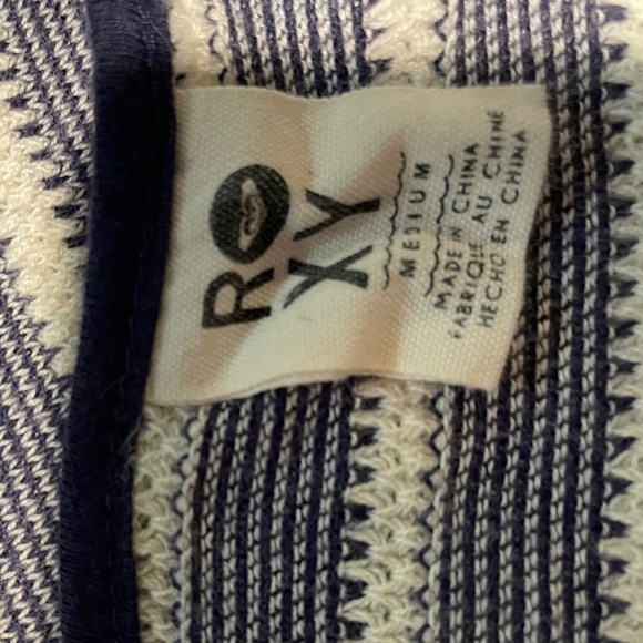 Blue and white stripes woven tank - Picture 5 of 5